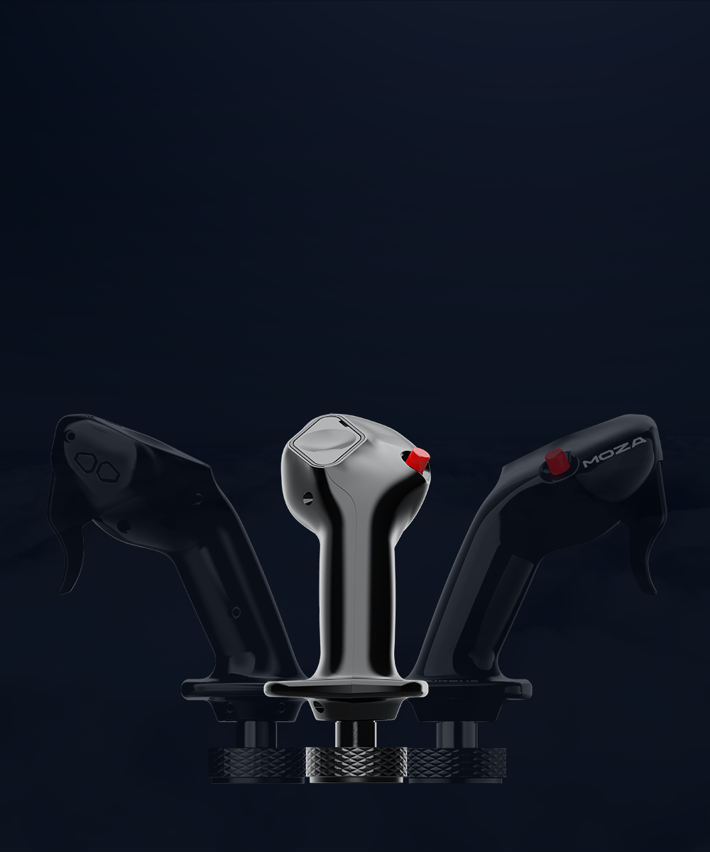 Moza Airbus MMoza Airbus MA3F left seat optionA3F leworęczny joystick kapitana